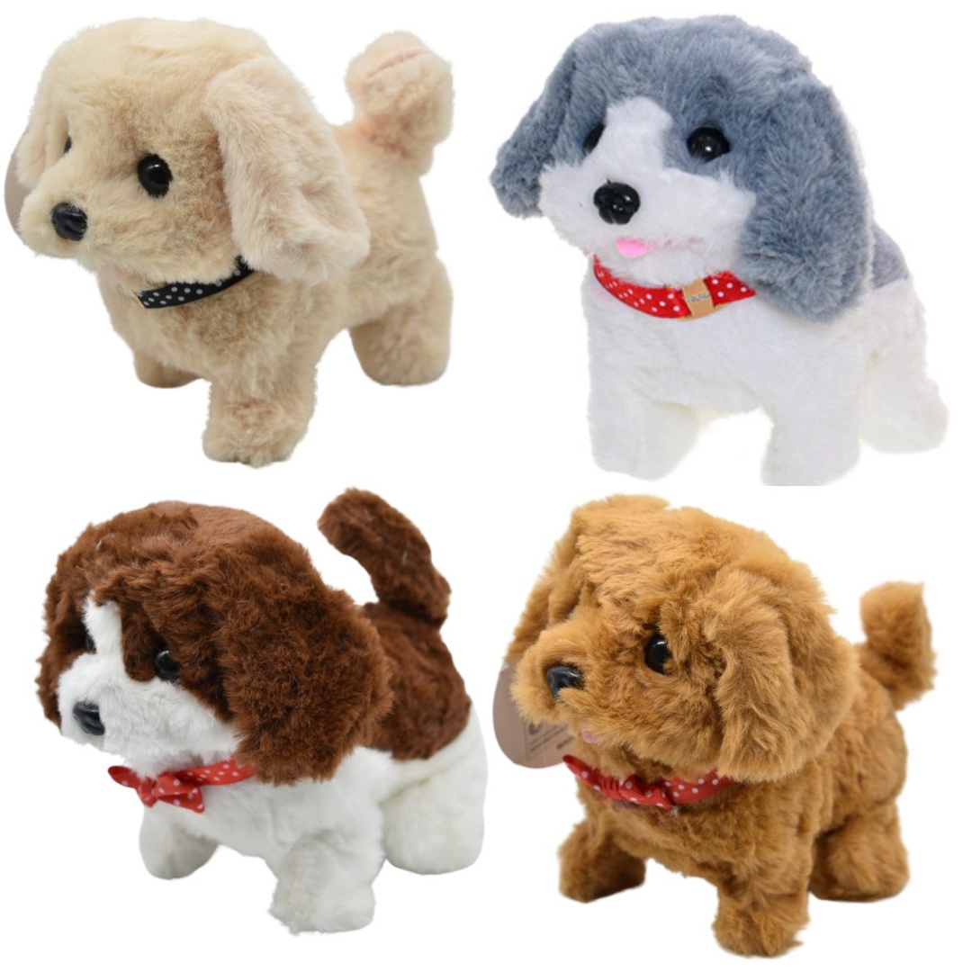 Perro peluche ladra y camina on sale