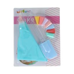 Set de decoracin de tortas 10 pcs - 17,5 x 22 cm