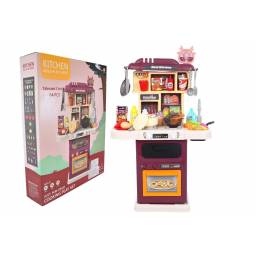 Cocina con luz y sonido rosa 64 pcs. - 75 x 47.5 x 25 cm