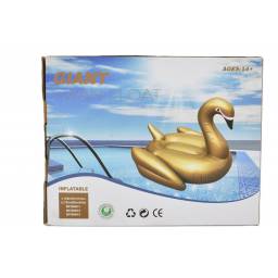 Inflable cisne dorado