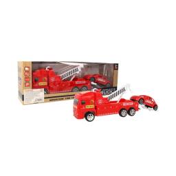 Camin infantil de bomberos con gra y coche 44 x 10 x 15 cm