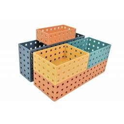 Set de organizadores de colores 28x17x12cm. 6pcs