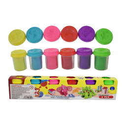 Set de masas de moldear multicolor 6pcs. 32x6x4cm