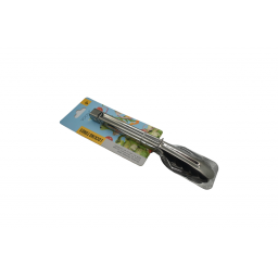 Pinza de metal para alimentos 24cm.