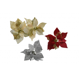 Flores artificiales x12unidades 20cm