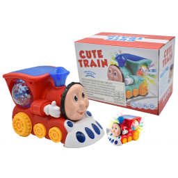 Tren infantil con luz sonido y movimiento 16x12cm