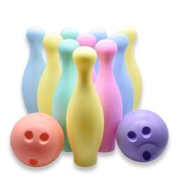 Juego de bowling colores pastel 12pcs 30x24x22cm