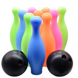 Juego de bowling de colores 12pcs 30x24x22cm