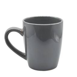 Taza gris de cermica 9x11cm