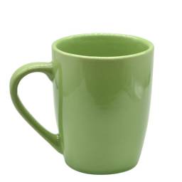 Taza verde de cermica 9x11cm