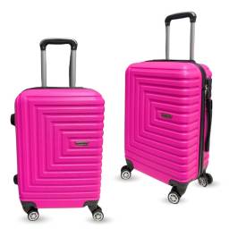 Valija de viaje rgida fucsia 20 56x23x33cm, 2.8kg