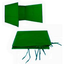 Pared para gazebos 1.90 x 6mts verde