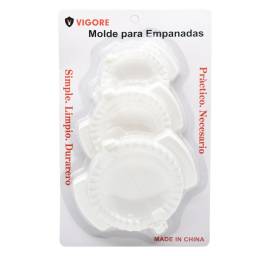 Moldes para empanadas x3 unidades Vigore 26x17cm