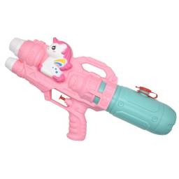 Pistola de agua unicornio rosa 34x16cm