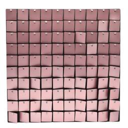 Panel de shimmer rosa gold para decoracin 30x30cm