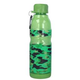 Botella plstica camuflada verde 820ml