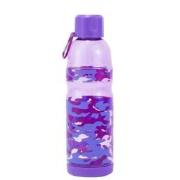 Botella plstica camuflada violeta 820ml