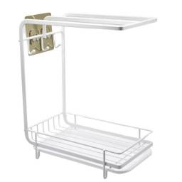 Organizador blanco adhesivo para cocina 23x18x13.5cm 