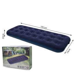 Colchn inflable 1 plaza 191x73x22cm