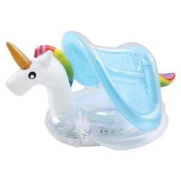 Inflable unicornio con techo 85cm