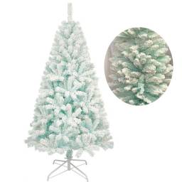 rbol de navidad verde pastel nevado 150cm