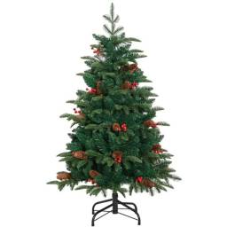 rbol de navidad con pias 150cm