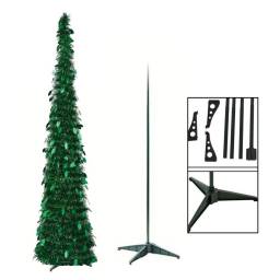 rbol de navidad espiral plegable 150cm