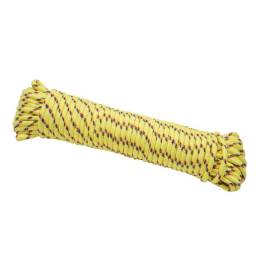 Cuerda amarilla para ropa 6mm x 20Mts