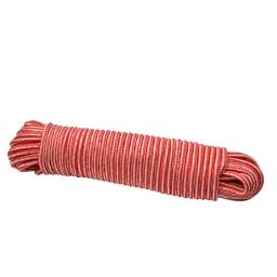 Cuerda roja para ropa 6mm x 20Mts