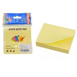 Block de notas de papel post it 7.6x7.6x1cm