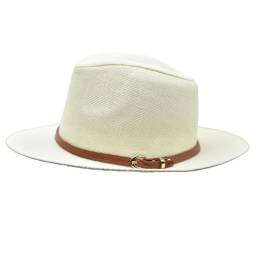 Sombrero capelina crema 34x13cm