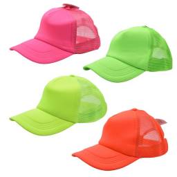 Gorro fluorescente con visera