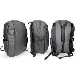 Mochila forrada impermeable negra 42x30x15cm