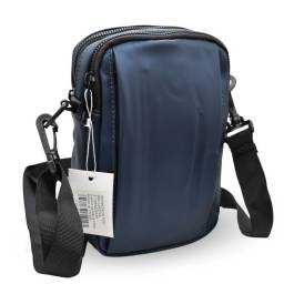 Bolso morral azul 20.5x13x5cm