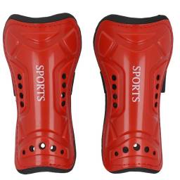 Canilleras deportivas rojas para nios 16cm