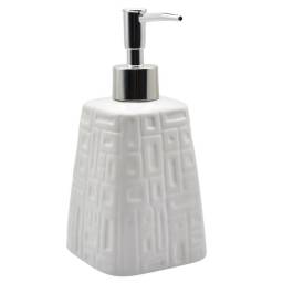 Dispensador de cermica blanco para jabn lquido 450ml