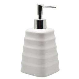 Dispensador de cermica blanco para jabn lquido 450ml