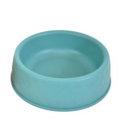 Bowl comedero para mascota 18x5.5cm celeste