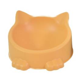 Bowl comedero para mascota 17x16.5cm amarillo