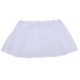 Pollera infantil de tul blanca 30x28cm