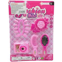 Set de belleza infantil rosa 5 pcs 