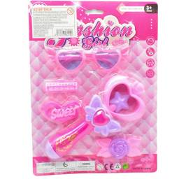 Set de belleza infantil rosa 5 pcs 