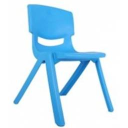 Silla plstica infantil azul 49x38x31cm