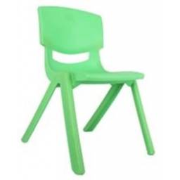 Silla plstica infantil verde 49x38x31cm