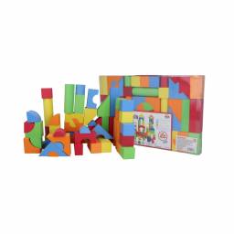 Set de bloques de goma eva 60pc - 39 x 4 x 25 cm