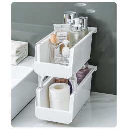 Organizador plstico apilable 30.3 x 14.6 x 13 cm