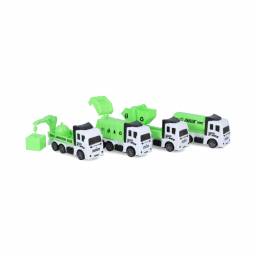 Set de camiones de construccin x 4 - 6 x 11 x 4 cm