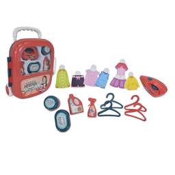 Valija infantil con accesorios de limpieza 15 pcs