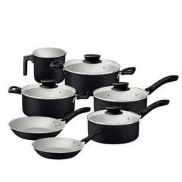 Batera de cocina Tramontina 7pcs linz negro