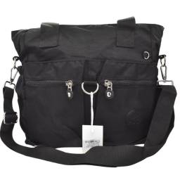 Bolso cartera al hombro 35x28x14cm. Negro